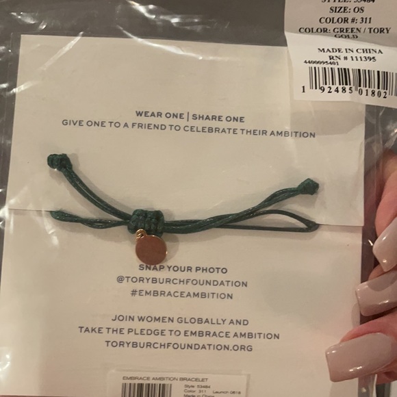 SOLD. Tory Burch New Bracelets Embrace Ambition - Picture 5 of 7